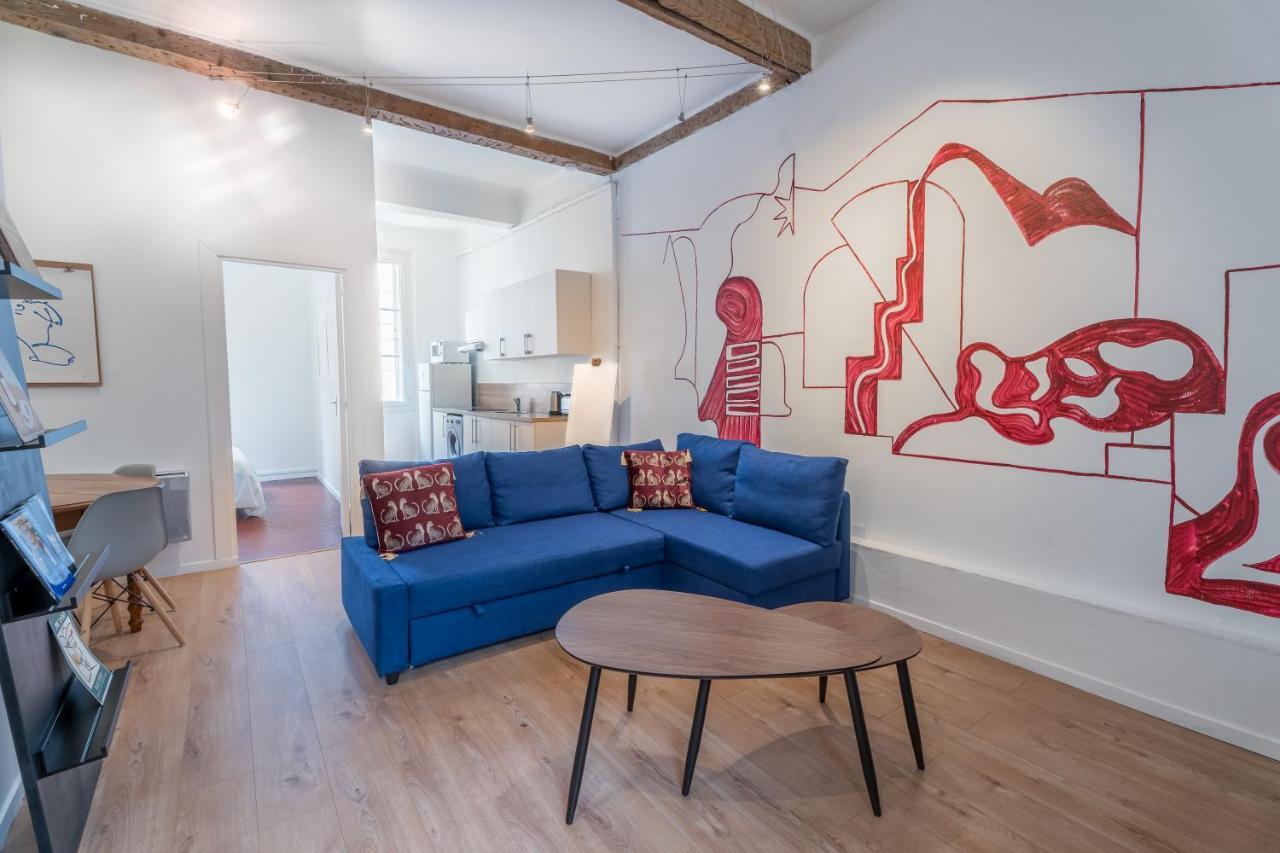L'Atelier D'Artiste - Refuge Boheme Et Creatif Apartment Toulon Bagian luar foto
